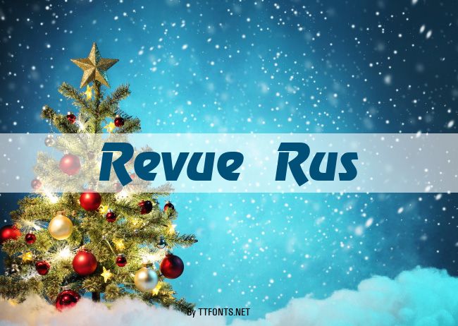 Revue Rus example
